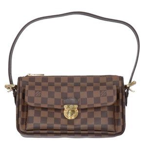 Louis Vuitton Ravello GM Leather Handbag Brown